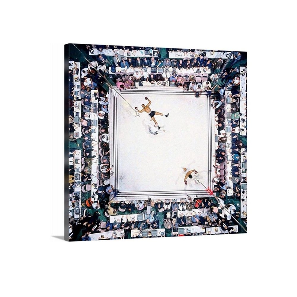 Muhammad Ali vs Cleveland Williams 14x18 framed